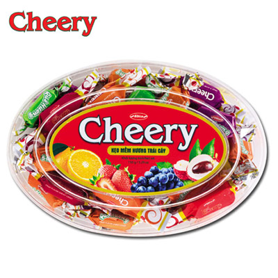 Kẹo mềm Cheery hộp nhựa Oval 150 gam