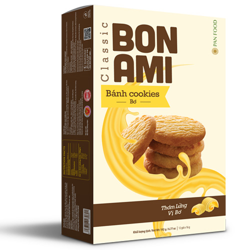 Bánh Cookies Bơ Bon Ami Classic 192 gam