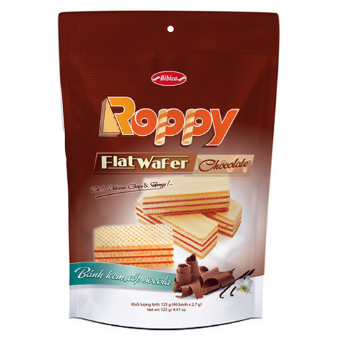 Bánh kem xốp Roppy Sôcola túi 125 gam