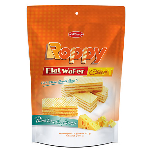 Bánh kem xốp Roppy Phô Mai túi 125 gam