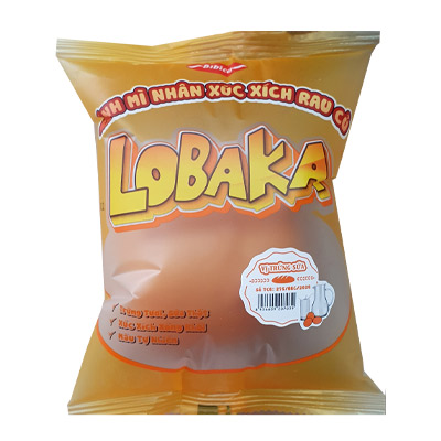 Bánh mì Lobaka nhân Xúc xích Rau củ 42 gam (Miền Bắc)